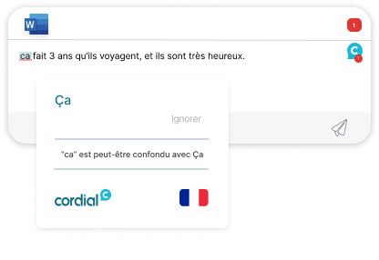 Corrigez vos textes Word avec Cordial
